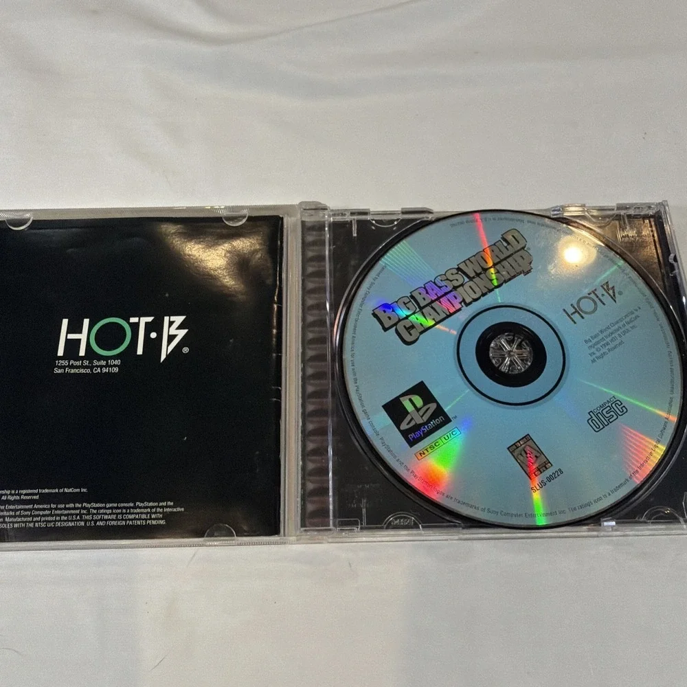 PS1‎ Game Lot Activision Classics Fishing Game & More Complete PlayStation 1